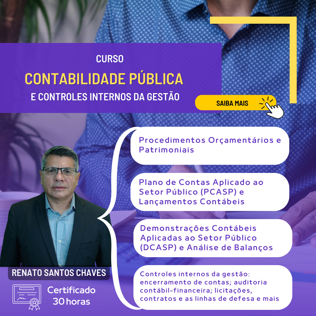 Curso Contabilidade Pública e Controles da Gestão Fiscal